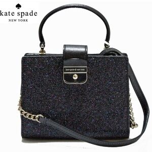 kate spade Black Glittery Satchel